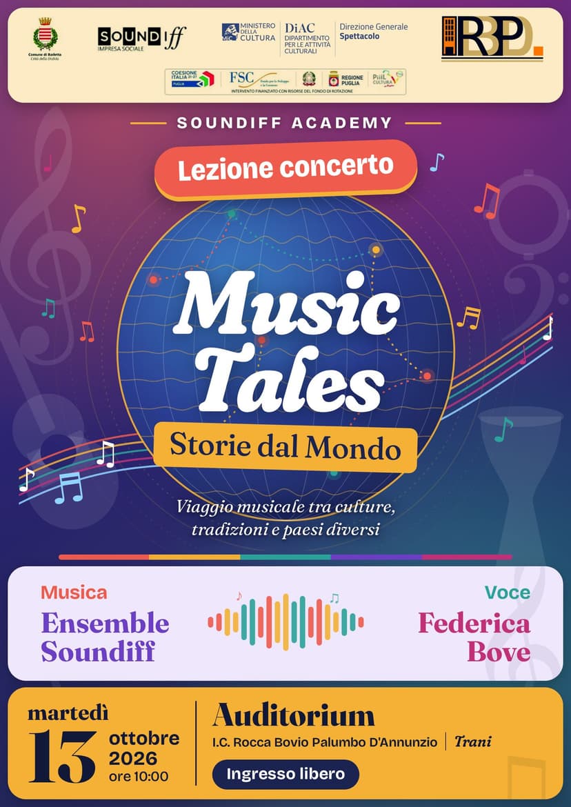 Soundiff Academy "Music Tales - Storie dal Mondo"