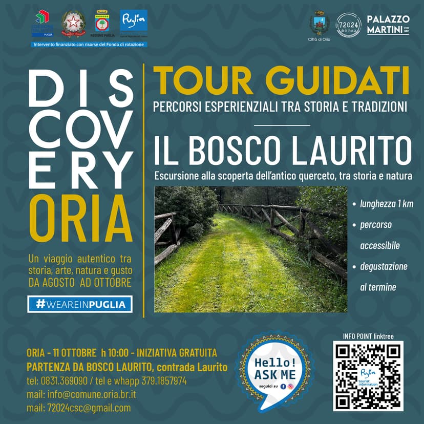 TOUR GUIDATI - Bosco Laurito