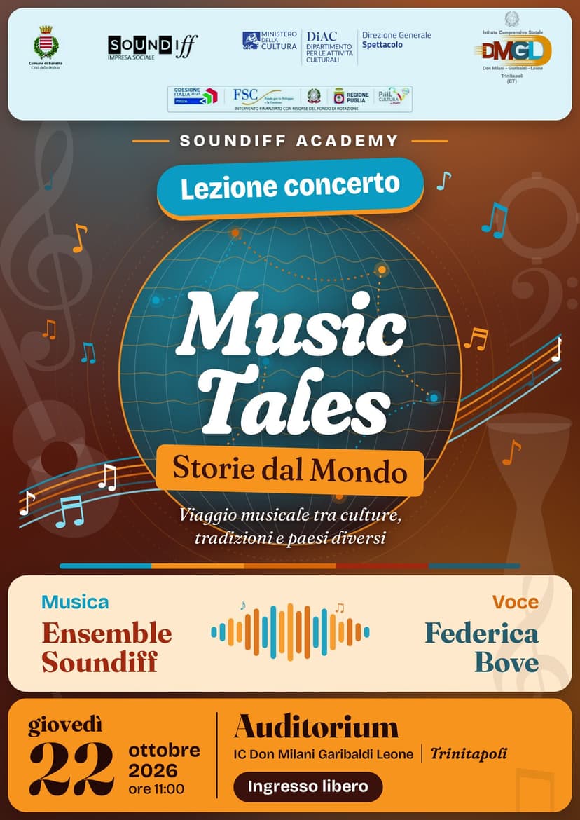 Soundiff Academy "Music Tales - Storie dal Mondo"  