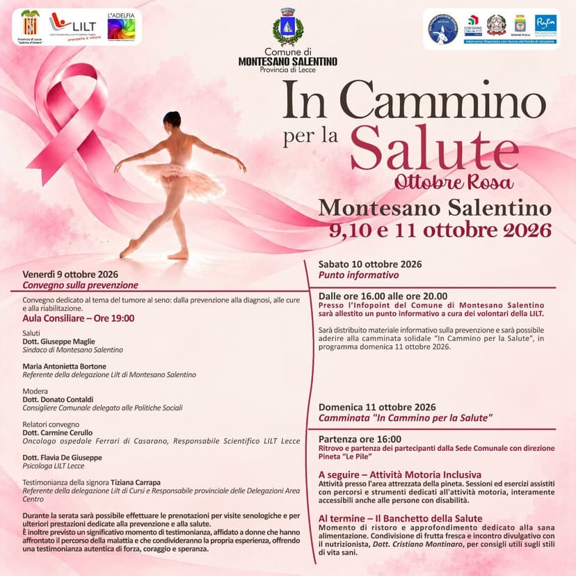 In Cammino per la Salute -Ottobre Rosa